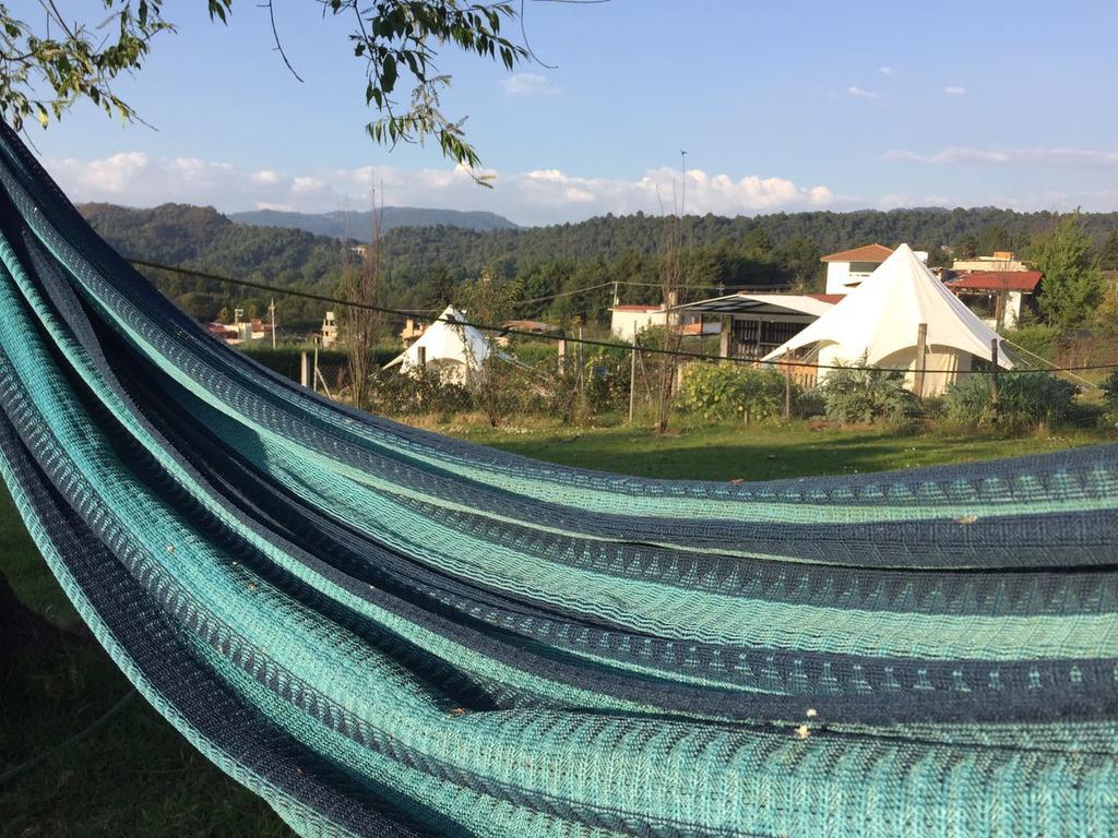 ホテルAcatitlan Glamping バジェ・デ・ブラボ エクステリア 写真